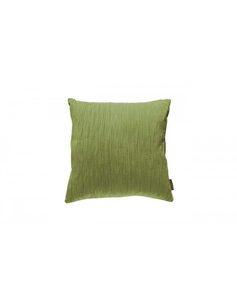 COJÍN JACQUARD CON RELIEVE VERDE ORO
