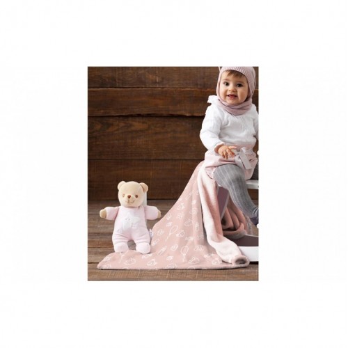 MANTA CARRO BEBÉ ESTAMPADA CON MOTIVOS INFANTILES MAQUILLAJE