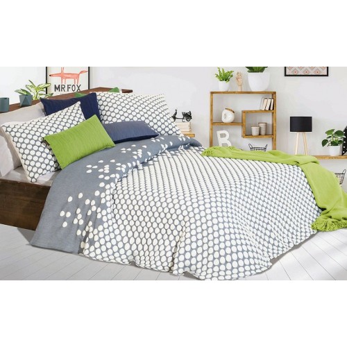 COLCHA CUBRECAMA JACQUARD PUNKT SHABBY CHIC AZUL