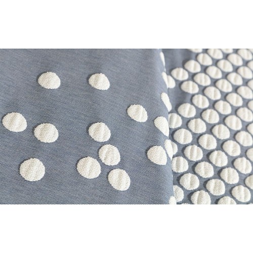 COLCHA CUBRECAMA JACQUARD PUNKT SHABBY CHIC AZUL