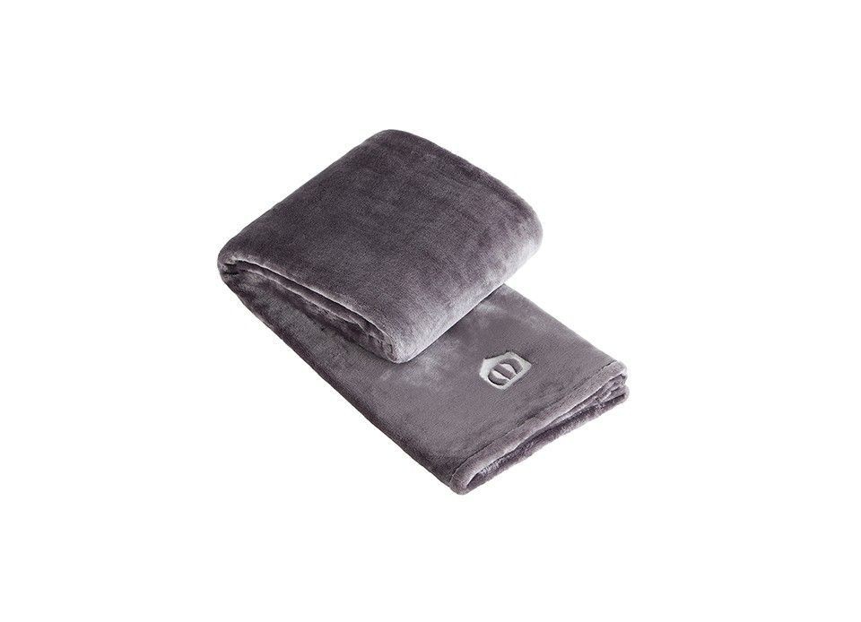MANTA PLAID PARA SOFÁ TACTO SEDA GRIS