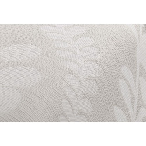 SET DE COLCHA CUBRECAMA JACQUARD ALGODON CON DIBUJO TEJIDO DE HOJAS EN TONOS HUESOS Y BLANCO WABI SABI