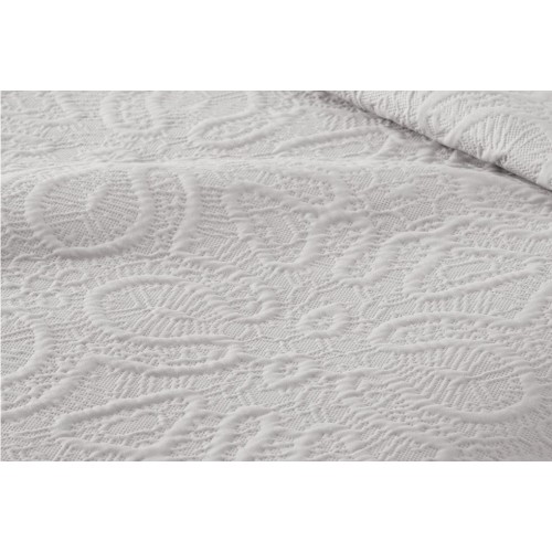 COLCHA BOUTI REVERSIBLE BICOLOR GRIS ENTHUSIASTIC