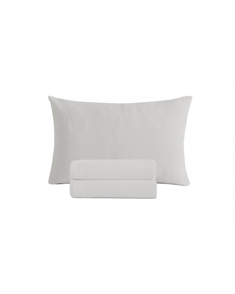 Colcha Foulard Algodón Multiusos Finest Gris