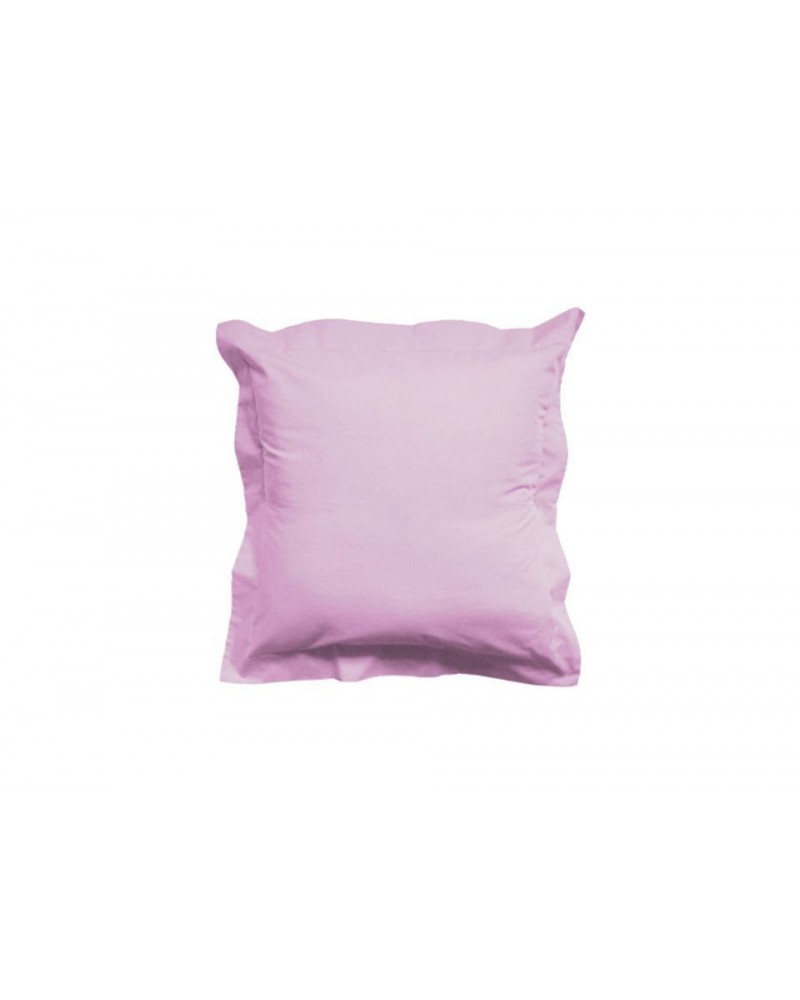 FUNDA ALMOHADA ALGODÓN PERCAL 200 HILOS MALVA