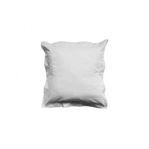 FUNDA ALMOHADA ALGODÓN PERCAL 200 HILOS GRIS PERLA